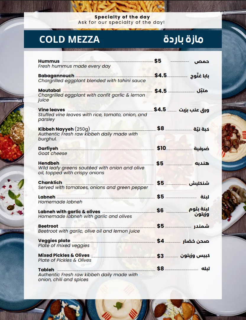 Menu Page 2